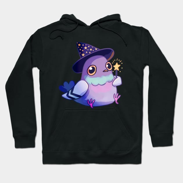 Pigeon wizard Hoodie by Yarafantasyart